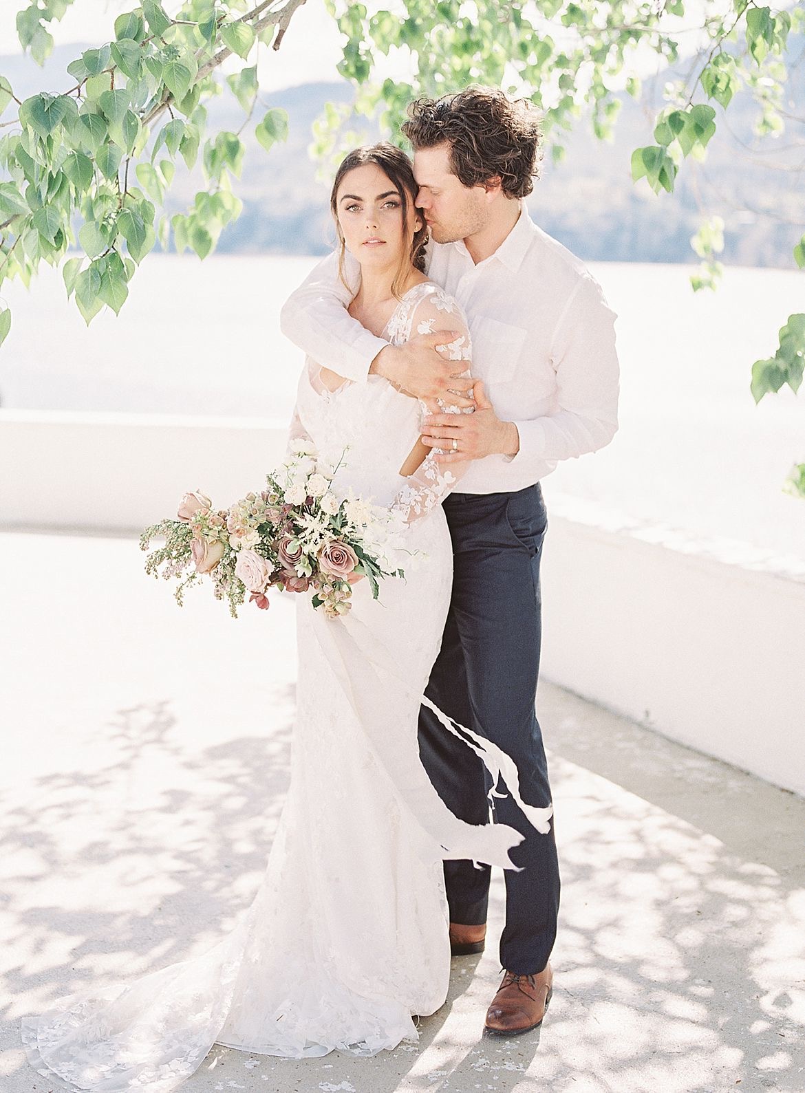 Stunning Greek Intimate Wedding Inspiration - The White Wren